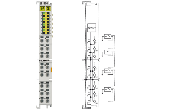 Input - 4 CH - EL1804 - Technicon